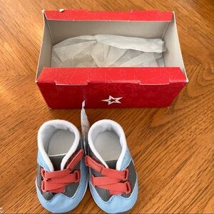 New in box American girl doll athletic shoes for doll 18” w/box blue gray